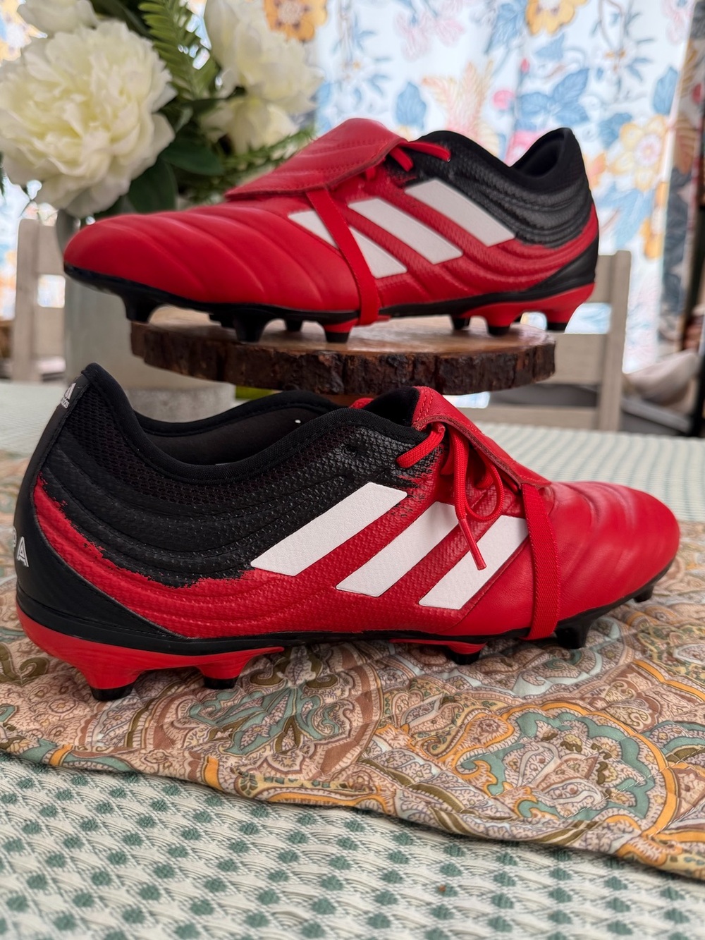 Adidas Copa Gloro 20.2 Firm Ground Soccer Cleats Men’s 12 Red White Black
adi